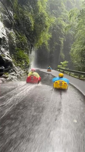 Racing on a Dangerous Mountain Pass