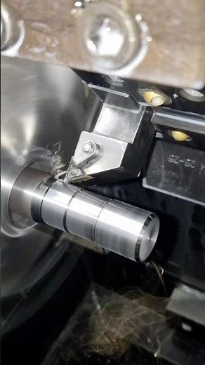 Tnmg tool | step to step bairing size turning on cnc machine #cnc #cncmachine #shorts