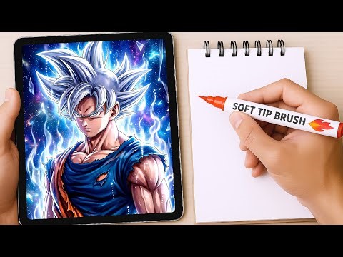GOKU'S ULTIMATE Ultra Instinct GLOW UP! (Dragon Ball Z Fan Art) 🤯✨