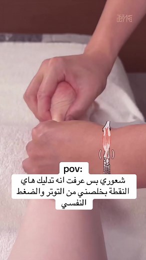 pov: شعوري بس عرفت انه تدليك هاي النقطة بخلصني من التوتر والضغط النفسي