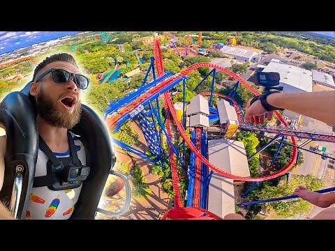 Riding THE CRAZIEST Roller Coasters (Except one 😬) - Busch Gardens Tampa Vlog