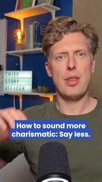 How to sound more charismatic: say less