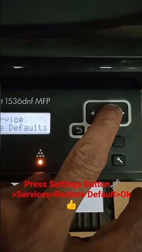 factory reset hp laserjet Pro Printers