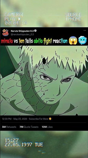 minato vs ten tails obito fight reaction #naruto #minato #hashirama #tobirama #madara #sasuke