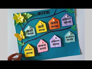 कारक Hindi TLM| कारक Hindi Project| Hindi TLM| Hindi Grammar TLM| Hindi Grammar Project| #hinditlm