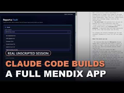 Claude Code Builds a Full Mendix App — the Concord Build Session