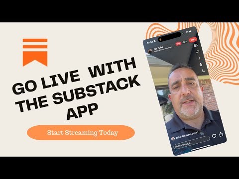How to Go Live with the Substack App