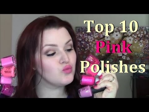 Top 10 Pink Nail Polishes | Live Application