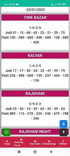 SATTA MATKA live result Madhur de Madhur night fast result fast result in Madhur day office best