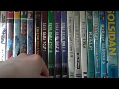 DVD samling - alla mina svenska serier och filmer (mest komedi) Del 1/2