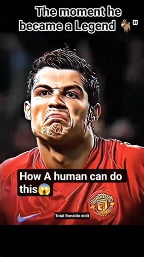 The Moment CR7 Proved He’s Not From This Planet! 🐐⚽️ #Ronaldo#cr7