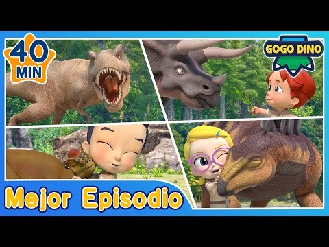🦖 GOGODINO | 🚀 Dinosaur Adventure with Andy, Joy and Locus | Spanish Animation | Cartoons