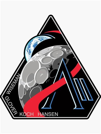 Artemis II Patch Sticker, NASA Retro Sticker, Space Logo Decal, Waterproof Vinyl, Laptop Water Bottle Car Sticker, Gift for Space Lovers - Etsy