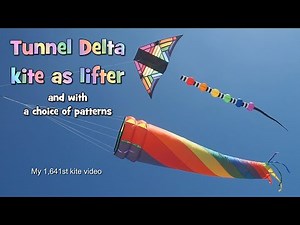 Tunnel Delta kite as a lifter (and there's a choice of patterns)