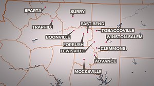 What caused loud 'booms' reported Saturday across several NC counties?
