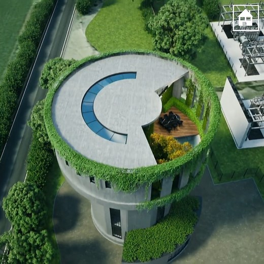 754K views · 7.3K reactions | Tassy and Adam plan to turn this disused water tower into a playful family home. The tank itself will house a swimming pool, cinema room, and outside sky garden. | Grand Designs | Facebook