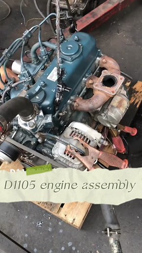 Kubota D1105 Engine Start-Up for Excavation Work