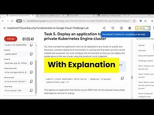 Implement Cloud Security Fundamentals on Google Cloud: Challenge Lab | GCP Lab with Explanation