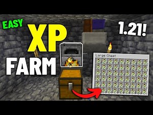 EASIEST XP FARM Minecraft 1.21 Java And Bedrock