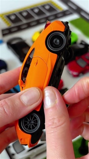 This Orange Toyota Looks AMAZING 🧡🚗 #satisfying #automobile #minisatisfying #hotwheels