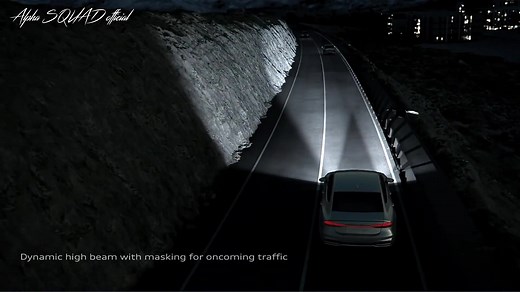 奥迪大灯技术 - （HD Matrix LED大灯和激光灯）