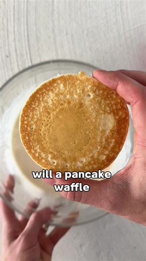 Will a pancake waffle? STAMP Score: 8.2 Structure (did it hold) - 10 Taste - 7 Aesthetic (does it look like a waffle) - 10 Mouthfeel (texture) - 7 Payoff (was it worth waffling?) - 7 Waffle notes: it came out as a super fluffy waffle Stamp the follow button, join the grid gang, and let me know what I should waffle next.