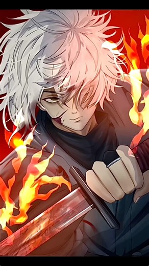 Am I wrong ? 😑 || #fypシ #art #animeart #hellsparadise #artist #anime #gabimaru #oc #fire