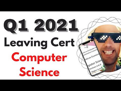 2021 HL Q1 Leaving Cert Computer Science Solution