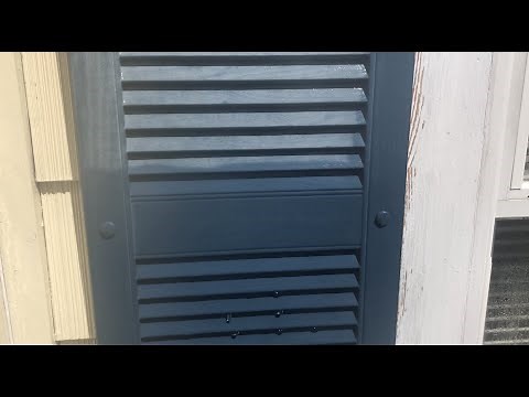 Restoring Your Vinyl Shutters Without Paint. Quick & Easy