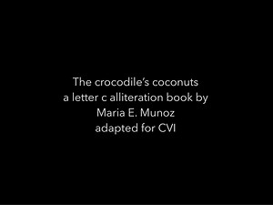 letter c Alliteration Book