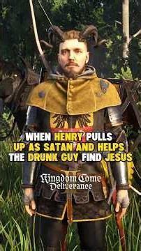 WHEN HENRY PULLS UP AS SATAN AND HELPS THE DRUNK GUY FIND JESUS IN KCD2 | Kingdom come Deliverance 2