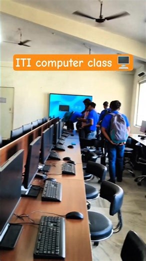 ITI Computer Lab Reality 😂💻 | Attendance vs Coding | Student Life #shorts