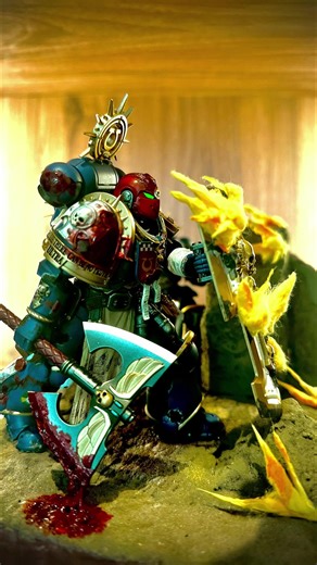 Warhammer 40K “Secret Level” Scene Diorama – Upgraded Version #warhammer #warhammer40k #warhammercommunity #warhammer40000 #wh40k