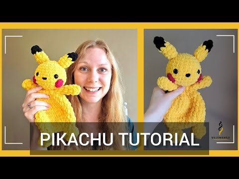 PIKACHU Crochet Amigurumi Tutorial (Beginner Friendly)