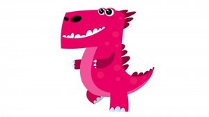 Cartoon Flat Design Dinosaur Tyrannosaurus Walking Stock Footage Video (100% Royalty-free) 1043950462 | Shutterstock