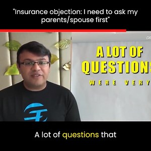 Here's how I'd address a common objection when your prospect isn't the decision-maker. If you like more objection-handling tips like this, don't forget to join the mentoring family at: learn.sanjaytolani.com | Dr. Sanjay Tolani - Financial Advisor & Coach