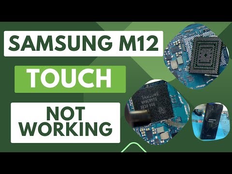 Samsung M12 Touch Not Working / M12 display light problem
