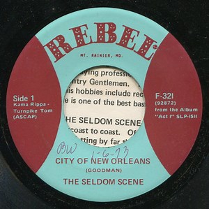 The Seldom Scene - City Of New Orleans / Cannonball