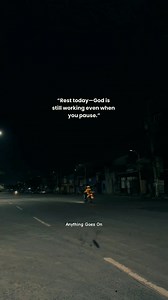 Rest today 🙌 | Anything goes On