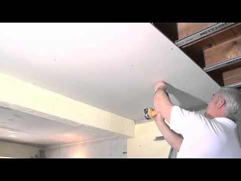 How to install a soundproof ceiling