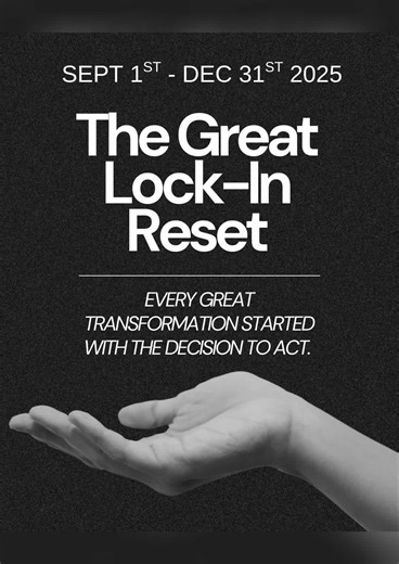 122 day life changing challenge! The Great LOCK-IN Reset! Nothing Changes if Nothing Changes! Sept 1st-Dec 31st, 4 months transformation! #thegreatlockin #lockinchallenge #thegreatlockinof2025 #changeyourlife #changechallenge
