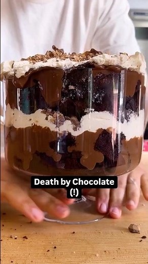 A Chocolate Lover’s Dream Dessert #deathbychocolate #chocolate #dessert