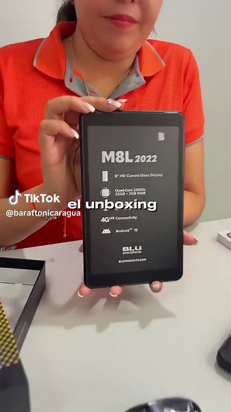 Tablet Blu M8L 2022: Calidad y Precio en Nicaragua