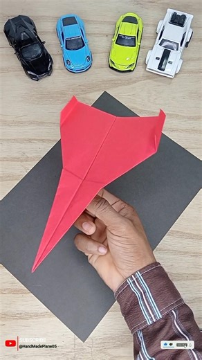Fast Flying Paper Airplane ✈️ | Crimson Viper Jet - Long Distance & Easy Tutorial