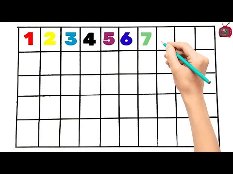 Learn & Write 1 to 50 Numbers ✍️ | Tracing+ Writing Practice for Kids|Fun Math Video - ABC Lulu TV