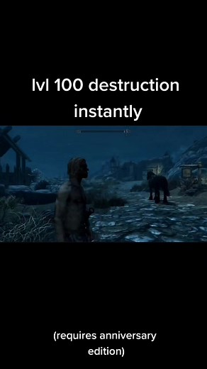 Skyrim Anniversary Edition Level 100 Destruction Glitch Tutorial
