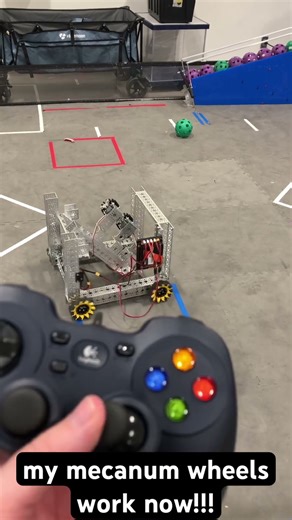 my mecanums on my new #ftc decode bot work!