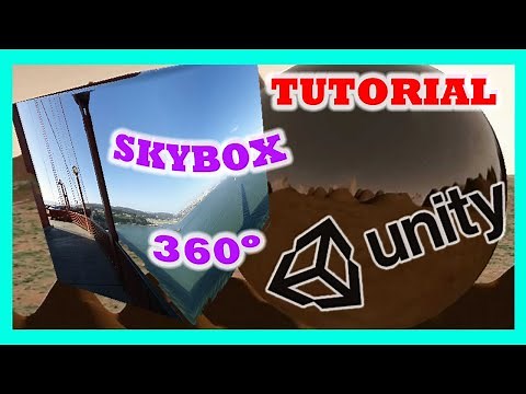 Como cambiar el SKYBOX en UNITY Método CUBE MAP . Tutorial Unity en Español