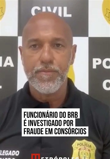 🚨 FUNCIONÁRIO DO BRB É ALVO DE OPERAÇÃO POLICIAL Um funcionário do Banco de #Brasília (#BRB) está entre os alvos da Operação Falsa Promessa II, deflagrada, nesta quarta-feira (24/6), por policiais civis da 35ª Delegacia de Polícia (Sobradinho II), para investigar esquema de falsas ofertas de consórcios. Oito empresas de fachadas são investigadas e pelo menos 45 pessoas foram vítimas da fraude. Nesta segunda fase da investigação, que contou com apoio da Divisão de Inteligência Policial (Dipo), e
