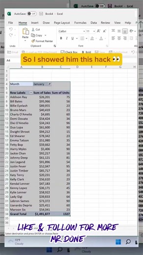 Create Multiple sheets instead of filters in Excel